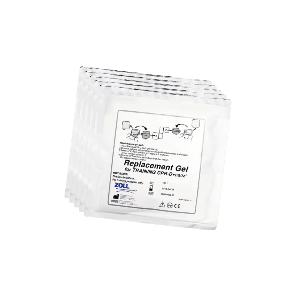 ZOLL Replacement Gel Pads für ZOLL CPR-D Trainingselektroden VE 5 Stück ZOLL Replacement Gel Pads für CPR-D Trainingselektrode 5 Stück