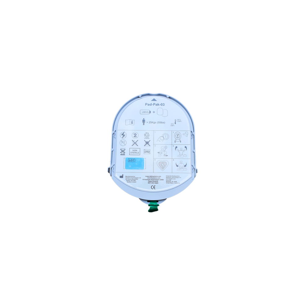 HeartSine samaritan Pad-Pak Kassette Elektroden und Batterie