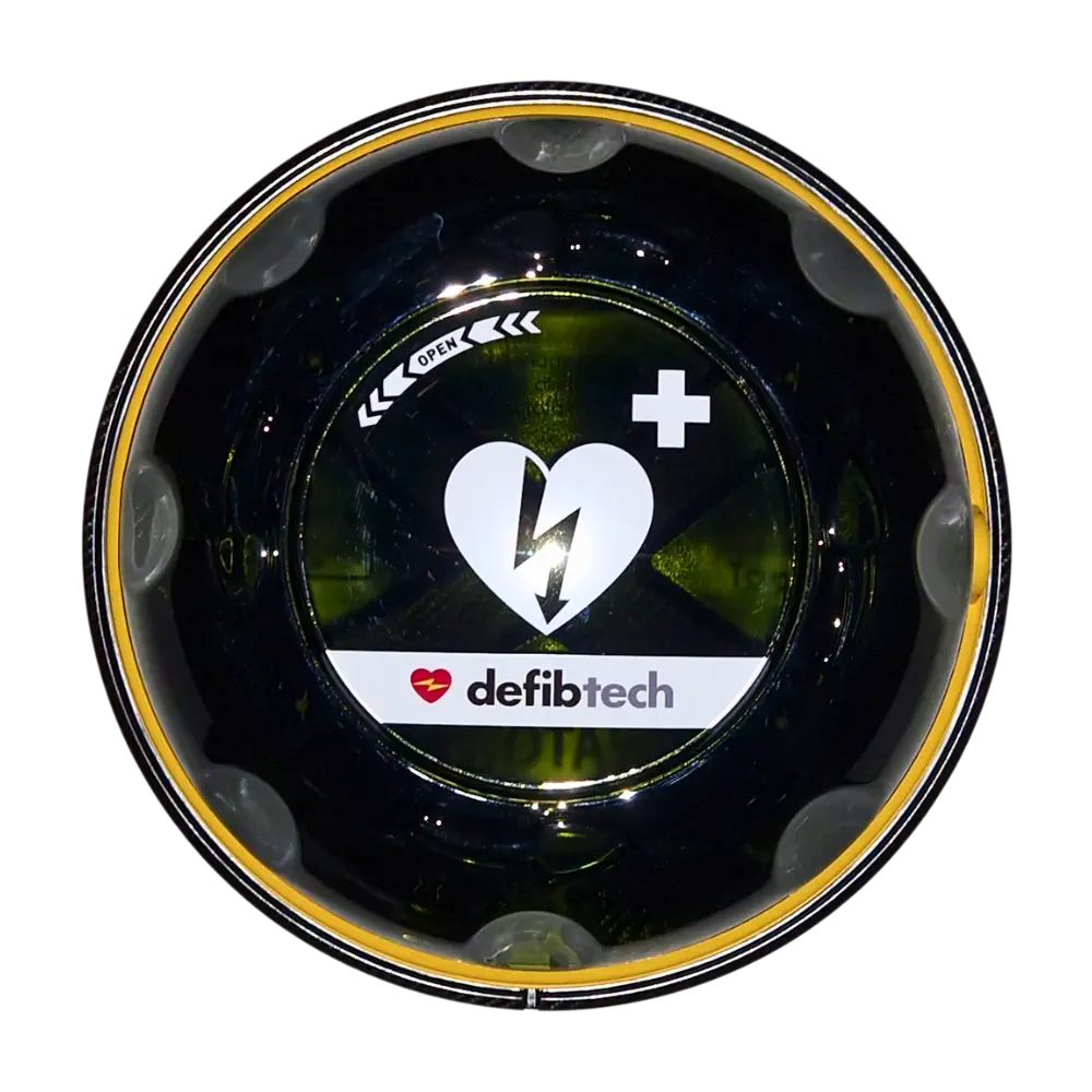 Rotaid Solid Plus mit Alarm Defibtech gelb schwarz