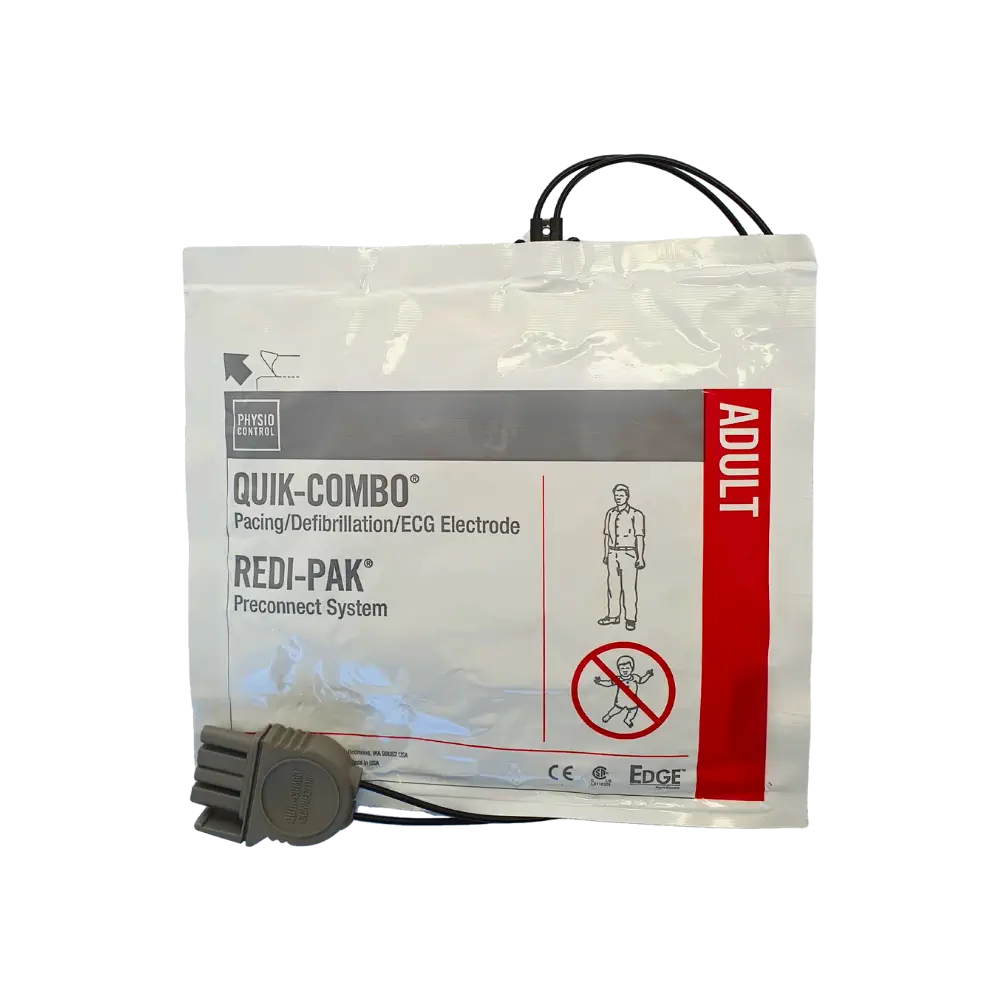 Physio Control LIFEPAK 1000 Defibrillator mit EKG Anzeige Physio Control LIFEPAK QUIK-COMBO Elektroden mit REDI-PAK