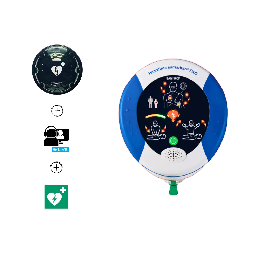 HeartSine samaritan PAD 500P Halbautomat Bundle Outdoor HeartSine samaritan PAD 500P Halbautomat Bundle Outdoor