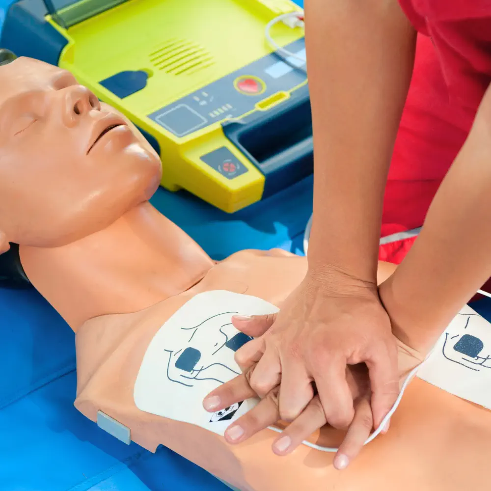 Defibrillator Training und Simulation