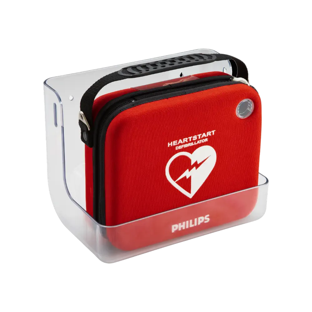 Philips AED Wandhalterung mit HS1 in Slim-Tasche