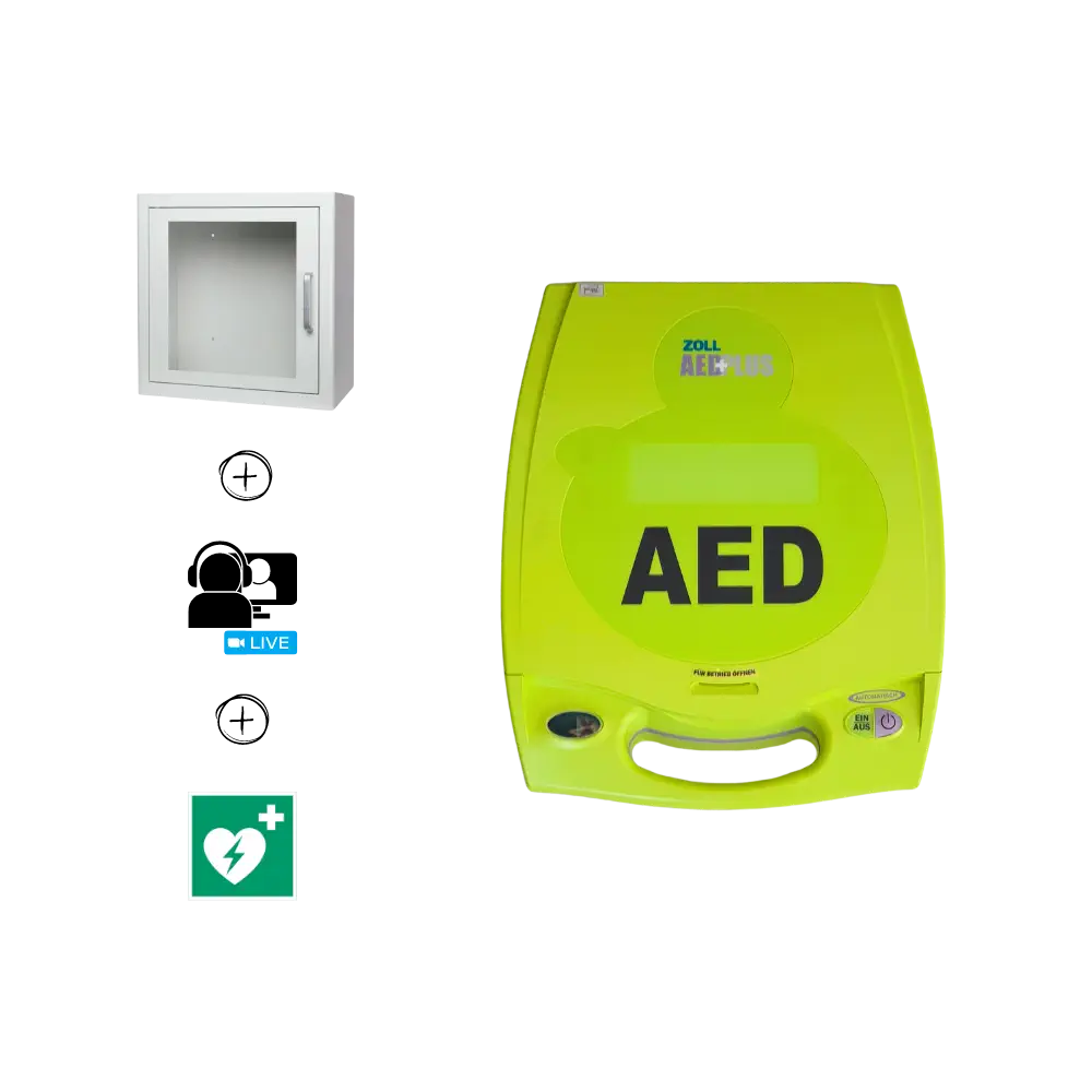 ZOLL AED Plus Vollautomat Bundle Indoor